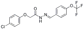 2-(4-CHLOROPHENOXY)-N'-((E)-[4-(TRIFLUOROMETHOXY)PHENYL]METHYLIDENE)ACETOHYDRAZIDE CAS#: 868630-56-2