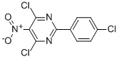 2-(4-CHLOROPHENYL)-4,6-DICHLORO-5-NITROPYRIMIDINE CAS#: 857990-55-7