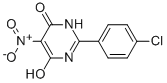2-(4-CHLOROPHENYL)-6-HYDROXY-5-NITRO-4(3H)-PYRIMIDINONE CAS#: 857427-78-2