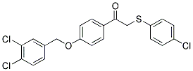 2-[(4-CHLOROPHENYL)SULFANYL]-1-(4-[(3,4-DICHLOROBENZYL)OXY]PHENYL)-1-ETHANONE CAS#: 882079-40-5
