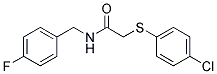 2-[(4-CHLOROPHENYL)SULFANYL]-N-(4-FLUOROBENZYL)ACETAMIDE CAS#: 882749-03-3
