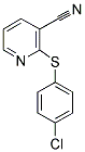 2-[(4-CHLOROPHENYL)SULFANYL]NICOTINONITRILE CAS#: 886360-62-9