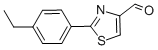 2-(4-ETHYL-PHENYL)-THIAZOLE-4-CARBALDEHYDE CAS#: 885279-27-6