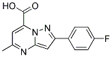 2-(4-FLUORO-PHENYL)-5-METHYL-PYRAZOLO[1,5-A]PYRIMIDINE-7-CARBOXYLIC ACID CAS#: 886503-14-6