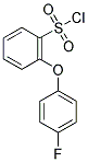 [2-(4-FLUOROPHENOXY)PHENYL]SULFONYL CHLORIDE CAS#: 887344-39-0
