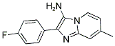 2-(4-FLUOROPHENYL)-7-METHYLIMIDAZO[1,2-A]PYRIDIN-3-AMINE CAS#: 851879-21-5