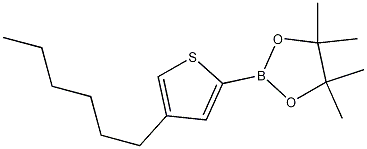 2-(4-Hexyl-2-thienyl)-4,4,5,5-tetramethyl-1,3,2-dioxaborolane CAS#: 883742-29-8