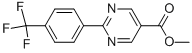 2-(4-TRIFLUOROMETHYLPHENYL)PYRIMIDINE-5-CARBOXYLIC ACID METHYL ESTER CAS#: 871251-66-0