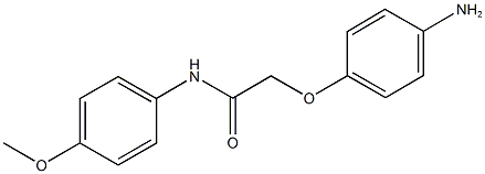 2-(4-aminophenoxy)-N-(4-methoxyphenyl)acetamide CAS#: 857495-84-2
