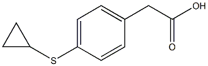 2-(4-(cyclopropylthio)phenyl)acetic acid CAS#: 868614-27-1