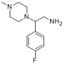 2-(4-fluorophenyl)-2-(4-methylpiperazin-1-yl)ethanamine CAS#: 876715-91-2