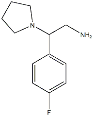 2-(4-fluorophenyl)-2-pyrrolidin-1-ylethanamine CAS#: 876710-64-4
