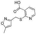 2-[[(5-METHYLISOXAZOL-3-YL)METHYL]THIO]NICOTINIC ACID CAS#: 855991-78-5