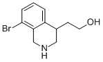 2-(8-Bromo-1,2,3,4-tetrahydroisoquinolin-4-yl)ethanol CAS#: 885268-69-9