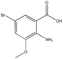 2-AMINO-5-BROMO-3-METHOXYBENZOIC ACID CAS#: 864293-44-7