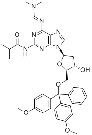 2-AMINO-5'-O-(DIMETHOXYTRITYL)-2'-DEOXY-N6-(DIMETHYLAMINOMETHYLIDENE)-N2-(ISOBUTYRYL)ADENOSINE CAS#: 869354-77-8