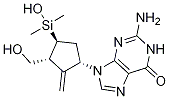 2-AMino-1,9-dihydro-9-[(1S,3R,4S)-4-(hydroxydiMethylsilyl)-3-(hydroxyMethyl)-2-Methylenecyclopentyl]-6H-purin-6-one CAS#: 870614-82-7