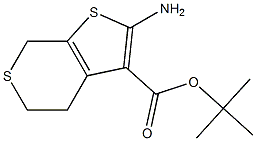 2-AMino-4,7-dihydro-5H-thieno[2,3-c]thiopyran-3-carboxylic acid tert-butyl ester CAS#: 872531-32-3