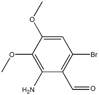 2-AMino-6-broMo-3,4-diMethoxybenzaldehyde CAS#: 873973-34-3