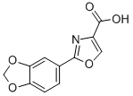 2-BENZO[1,3]DIOXOL-5-YL-OXAZOLE-4-CARBOXYLIC ACID CAS#: 885273-88-1