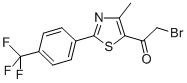 2-BROMO-1-[4-METHYL-2-[4-(TRIFLUOROMETHYL)PHENYL]-1,3-THIAZOL-5-YL]-1-ETHANONE CAS#: 845885-81-6