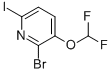 2-BROMO-3-DIFLUOROMETHOXY-6-IODOPYRIDINE CAS#: 857295-23-9