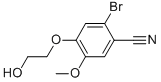2-BROMO-4-(2-HYDROXY-ETHOXY)-5-METHOXY-BENZONITRILE CAS#: 832674-46-1