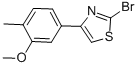 2-BROMO-4-(3-METHOXY-4-METHYL-PHENYL)-THIAZOLE CAS#: 886367-67-5