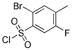 2-BROMO-5-FLUORO-4-METHYLBENZENESULFONYL CHLORIDE CAS#: 874801-51-1