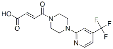 2-BUTENOIC ACID, 4-OXO-4-[4-[4-(TRIFLUOROMETHYL)-2-PYRIDINYL]-1-PIPERAZINYL]- CAS#: 883030-85-1