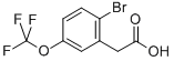 2-Bromo-5-(trifluoromethoxy)phenylaceticacid CAS#: 887266-81-1