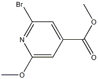2-Bromo-6-methoxy-4-pyridinecarboxylic acid methyl ester CAS#: 853030-09-8