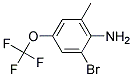 2-Bromo-6-methyl-4-(trifluoromethoxy)aniline CAS#: 887266-83-3