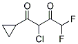 2-CHLORO-1-CYCLOPROPYL-4,4-DIFLUORO-BUTANE-1,3-DIONE CAS#: 886494-05-9