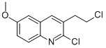 2-CHLORO-3-(2-CHLOROETHYL)-6-METHOXYQUINOLINE CAS#: 887581-15-9