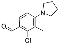 2-CHLORO-3-METHYL-4-PYRROLIDIN-1-YL-BENZALDEHYDE CAS#: 886500-47-6