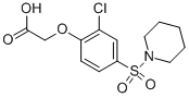 [2-CHLORO-4-(1-PIPERIDINYLSULFONYL)PHENOXY]-ACETIC ACID CAS#: 831230-69-4