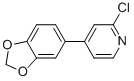 2-CHLORO-4-(1,3-BENZODIOXOL-5-YL)PYRIDINE CAS#: 881419-21-2