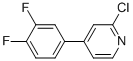 2-CHLORO-4-(3,4-DIFLUOROPHENYL)PYRIDINE CAS#: 881419-16-5