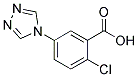 2-CHLORO-5-[1,2,4]TRIAZOL-4-YL-BENZOIC ACID CAS#: 842977-25-7