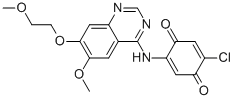 2-CHLORO-5-(6-METHOXY-7-(2-METHOXYETHOXY)QUINAZOLIN-4-YLAMINO)CYCLOHEXA-2,5-DIENE-1,4-DIONE CAS#: 870959-62-9