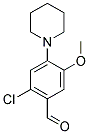 2-CHLORO-5-METHOXY-4-PIPERIDIN-1-YL-BENZALDEHYDE CAS#: 886501-70-8