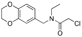 2-CHLORO-N-(2,3-DIHYDRO-1,4-BENZODIOXIN-6-YLMETHYL)-N-ETHYLACETAMIDE CAS#: 878218-20-3