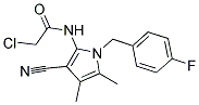 2-CHLORO-N-[3-CYANO-1-(4-FLUOROBENZYL)-4,5-DIMETHYL-1H-PYRROL-2-YL]ACETAMIDE CAS#: 852400-31-8