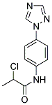 2-CHLORO-N-(4-[1,2,4]TRIAZOL-1-YL-PHENYL)-PROPIONAMIDE CAS#: 886499-35-0