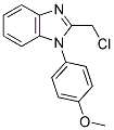 2-(CHLOROMETHYL)-1-(4-METHOXYPHENYL)-1H-BENZIMIDAZOLE CAS#: 869716-13-2