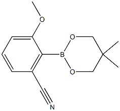 2-CYANO-6-METHOXYPHENYL BORONIC ACID NEOPENTYL GLYCOL ESTER CAS#: 883898-97-3