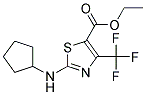 2-CYCLOPENTYLAMINO-4-TRIFLUOROMETHYL-THIAZOLE-5-CARBOXYLIC ACID ETHYL ESTER CAS#: 886497-58-1