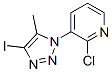 2-Chloro-3-(4-iodo-5-methyl-[1,2,3]triazol-1-yl)-pyridine CAS#: 873551-11-2