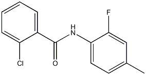 2-Chloro-N-(2-fluoro-4-Methylphenyl)benzaMide, 97% CAS#: 878966-10-0